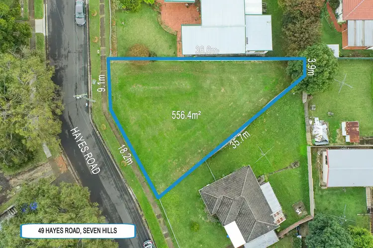 Main view of Homely land listing, 49 Hayes Road, Seven Hills NSW 2147