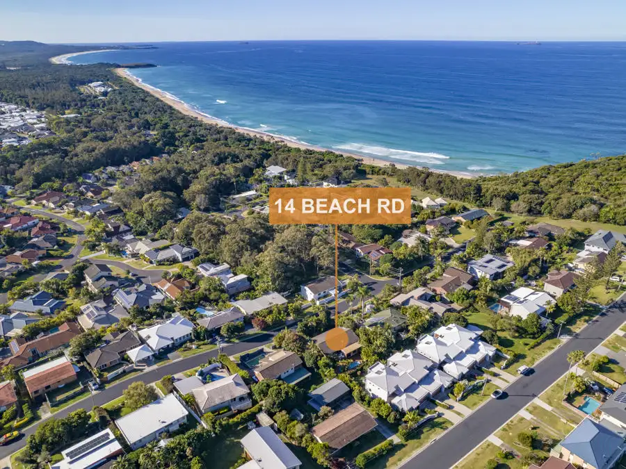 Main view of Homely house listing, 14 Beach Road, Sapphire Beach NSW 2450