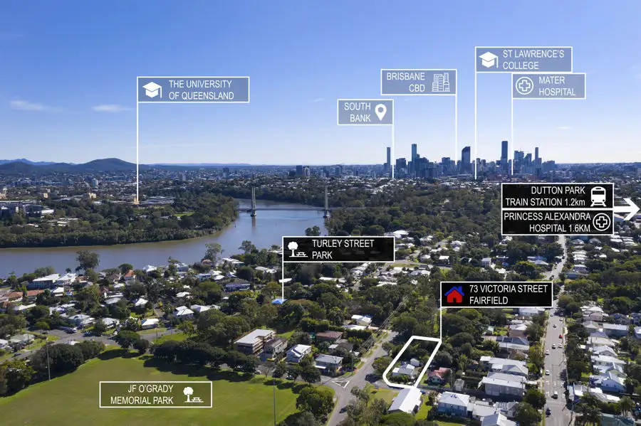 Main view of Homely house listing, 73 Victoria Street, Fairfield QLD 4103
