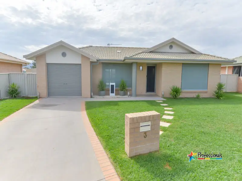 Main view of Homely house listing, 3 Burdekin Place, Tamworth NSW 2340