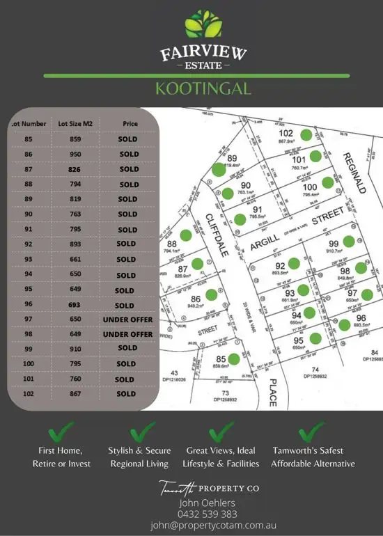 Second view of Homely land listing, Fairview Estate Stage 5, Kootingal NSW 2352
