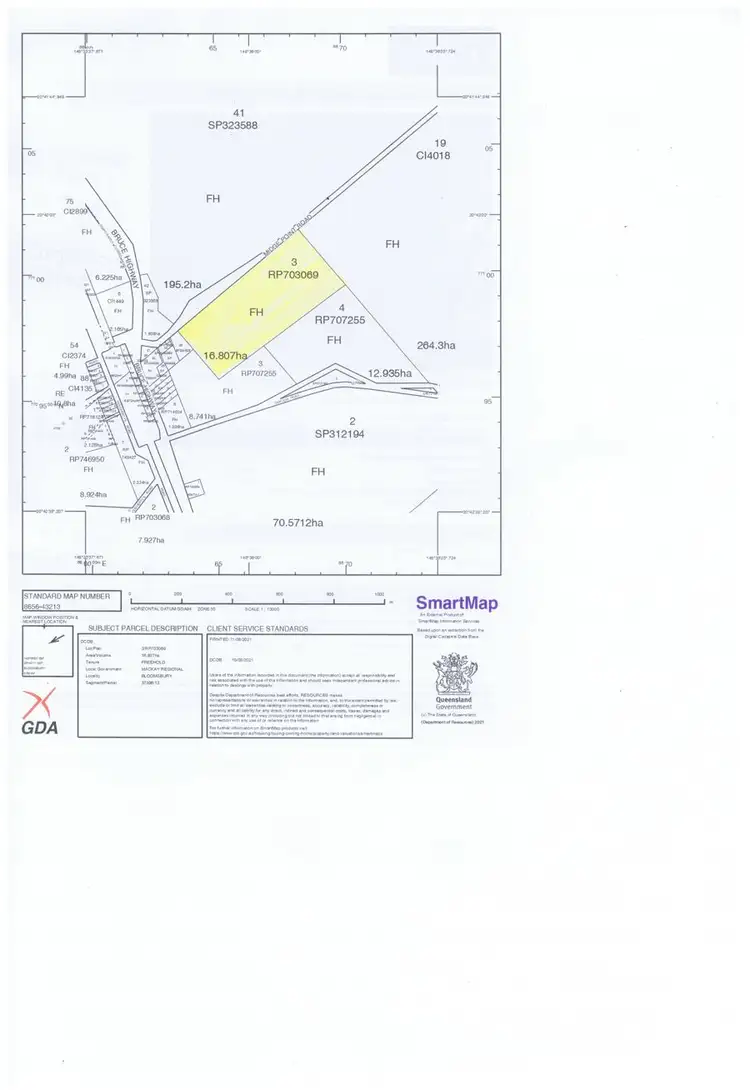 Main view of Homely land listing, LOT 3 MIDGE POINT ROAD, Bloomsbury QLD 4799