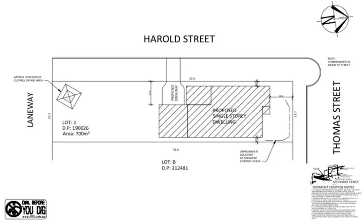Third view of Homely land listing, 24 Thomas St, Junee NSW 2663