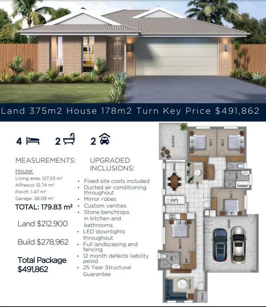 Main view of Homely house listing, Lot 2134 Bhokara Way, Jimboomba QLD 4280