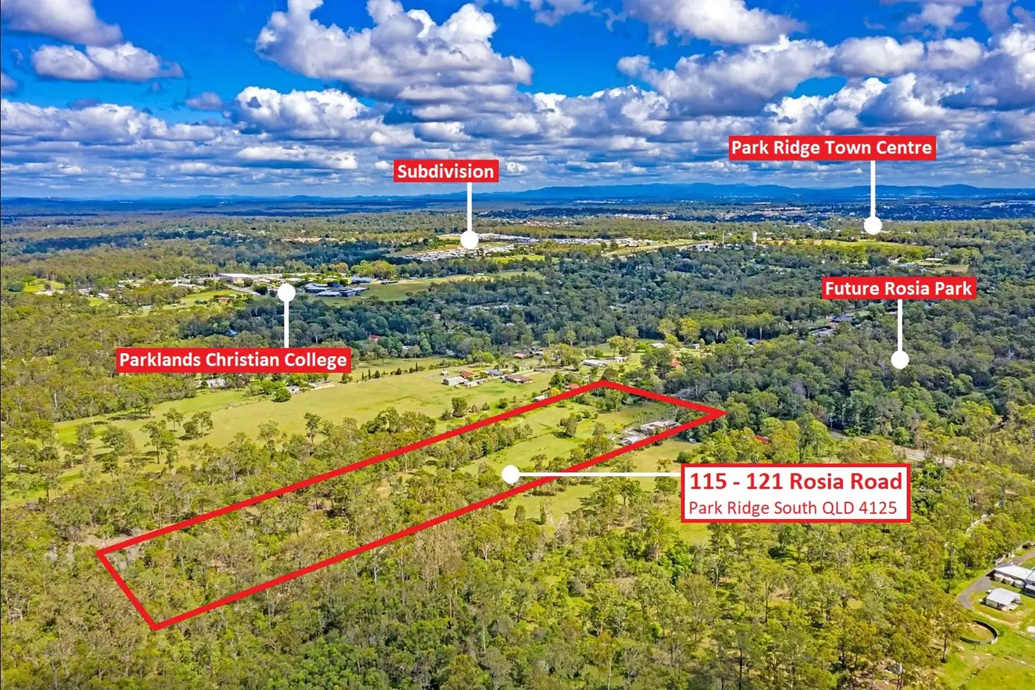 Main view of Homely rural property listing, 115 Rosia Rd, Park Ridge South QLD 4125