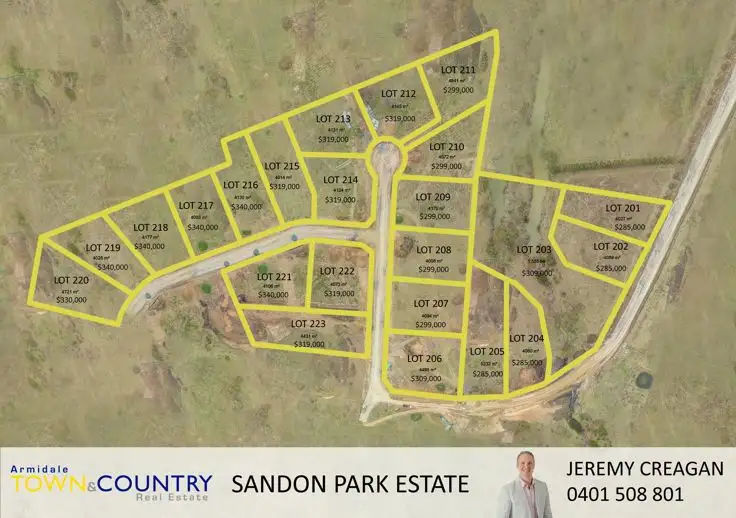 Third view of Homely land listing, Lot 202 Sandon Park, Armidale NSW 2350