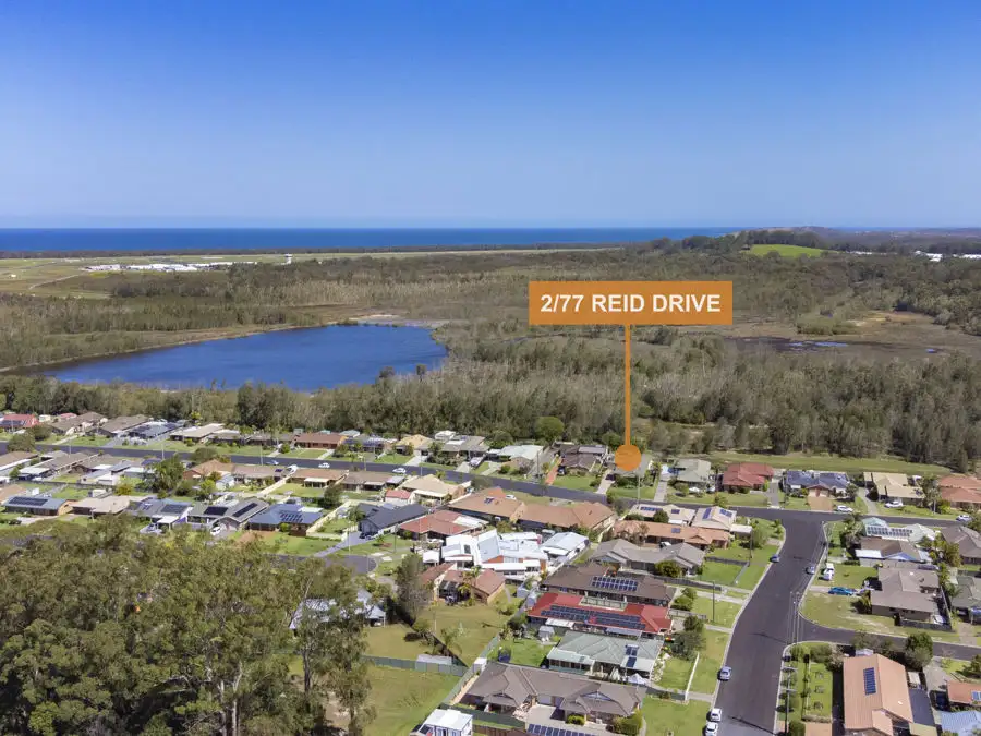 Main view of Homely villa listing, 2/77 Reid Drive, Coffs Harbour NSW 2450