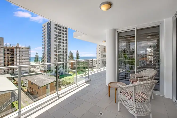 Second view of Homely apartment listing, 601/215 Boundary Street, Rainbow Bay QLD 4225