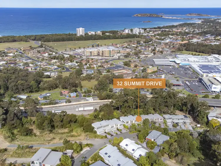 Main view of Homely townhouse listing, 32 Summit Drive, Coffs Harbour NSW 2450