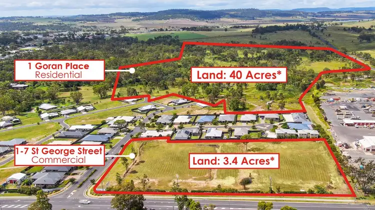 Main view of Homely land listing, 1 Goran Place and 1-7 St George Street, Warwick QLD 4370