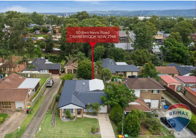 50 BEN NEVIS ROAD, Cranebrook NSW 2749