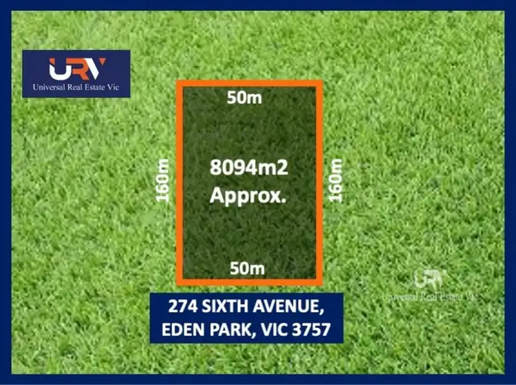 Main view of Homely land listing, 274 Sixth Avenue, Eden Park VIC 3757