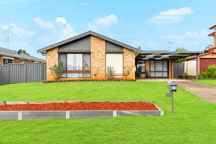 Main view of Homely house listing, 18 Aberfeldy Crescent, St Andrews NSW 2566