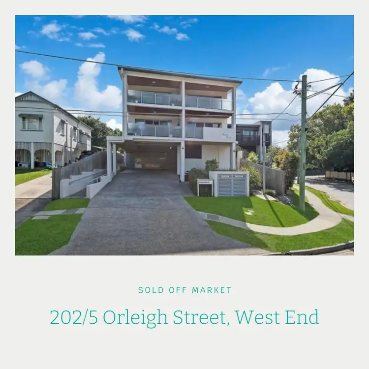 Main view of Homely unit listing, 202/5 Orleigh Street, West End QLD 4101