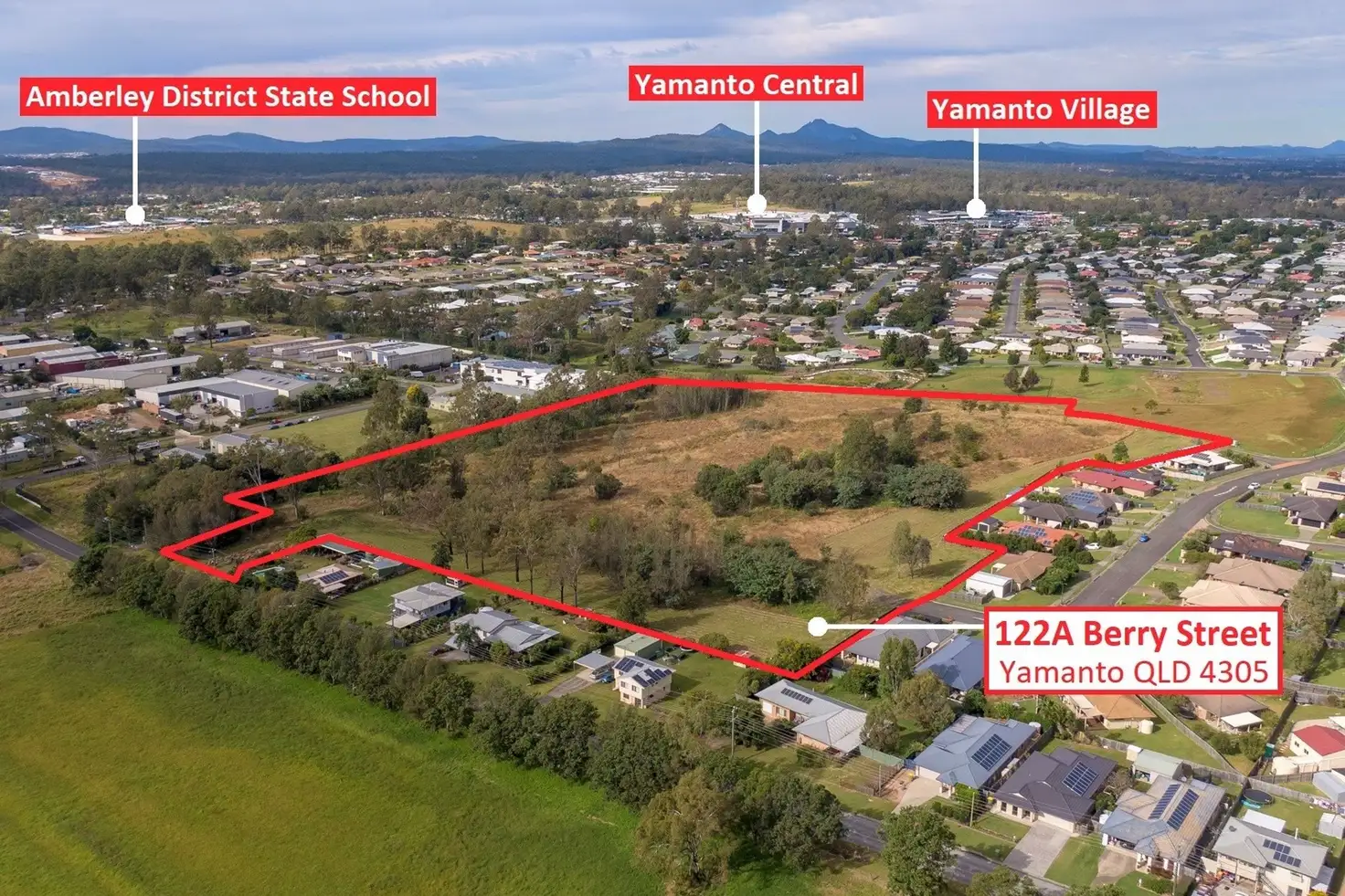 Main view of Homely land listing, 122A Berry Street, Yamanto QLD 4305