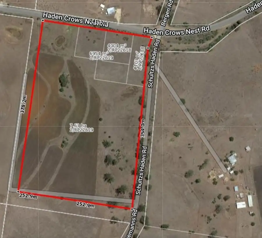 Main view of Homely land listing, Lots 1-2 & 1-2 Haden Crows Nest Road, Haden QLD 4353