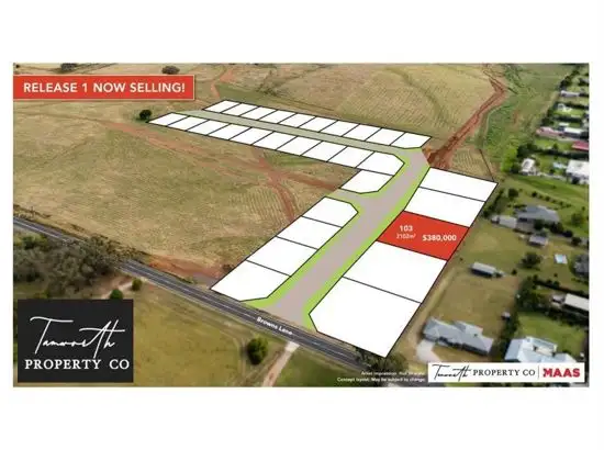 Main view of Homely land listing, Lot 103 Eagle View Estate, Tamworth NSW 2340
