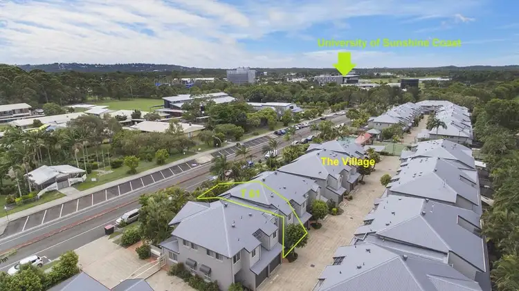 Second view of Homely townhouse listing, 61/17-33 Scholars Drive, Sippy Downs QLD 4556