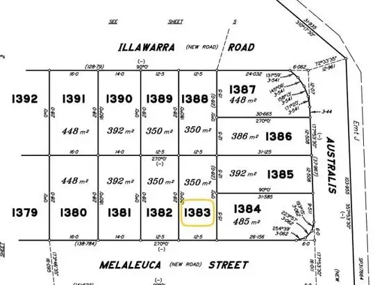 Main view of Homely land listing, Lot 1383 Melaleuca St, Greenbank QLD 4124