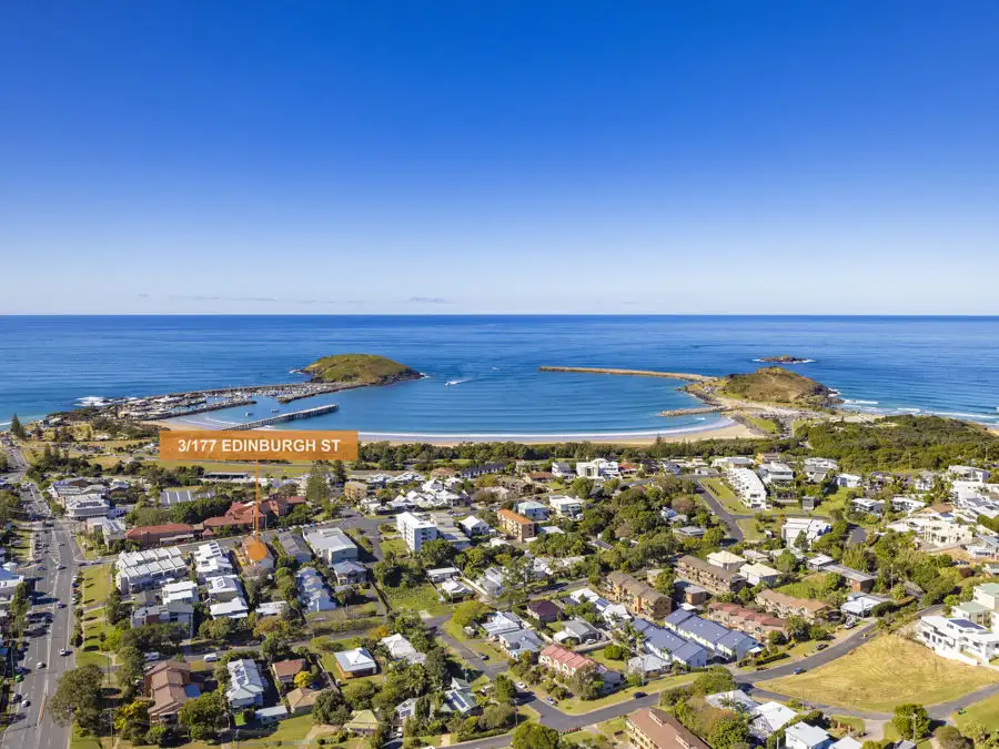 Main view of Homely townhouse listing, 3/177 Edinburgh Street, Coffs Harbour NSW 2450