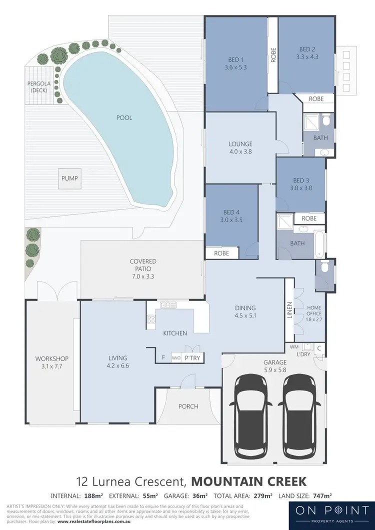 Second view of Homely house listing, 12 Lurnea Crescent, Mountain Creek QLD 4557