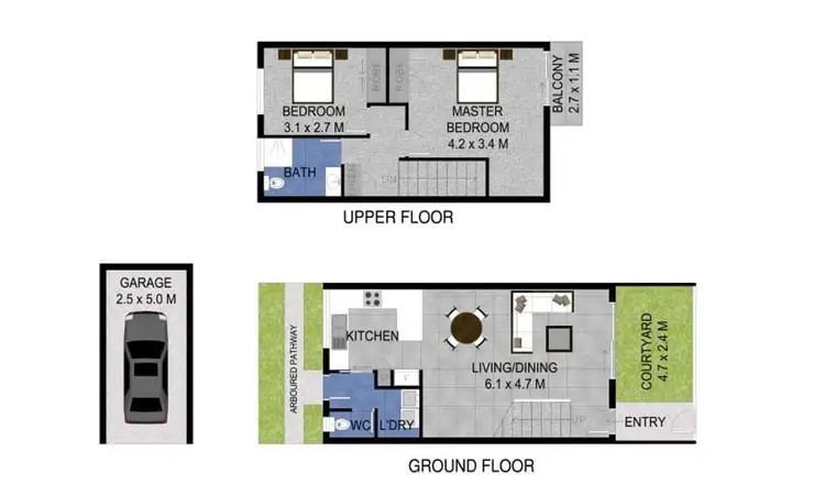 Fifth view of Homely townhouse listing, 2/231 Kennedy Drive, Tweed Heads West NSW 2485