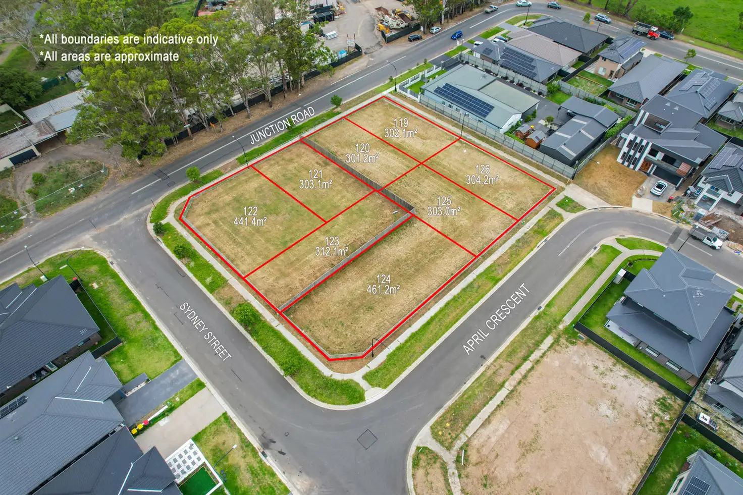 Main view of Homely land listing, Cnr of Sydney St & Junction Rd, Grantham Farm NSW 2765