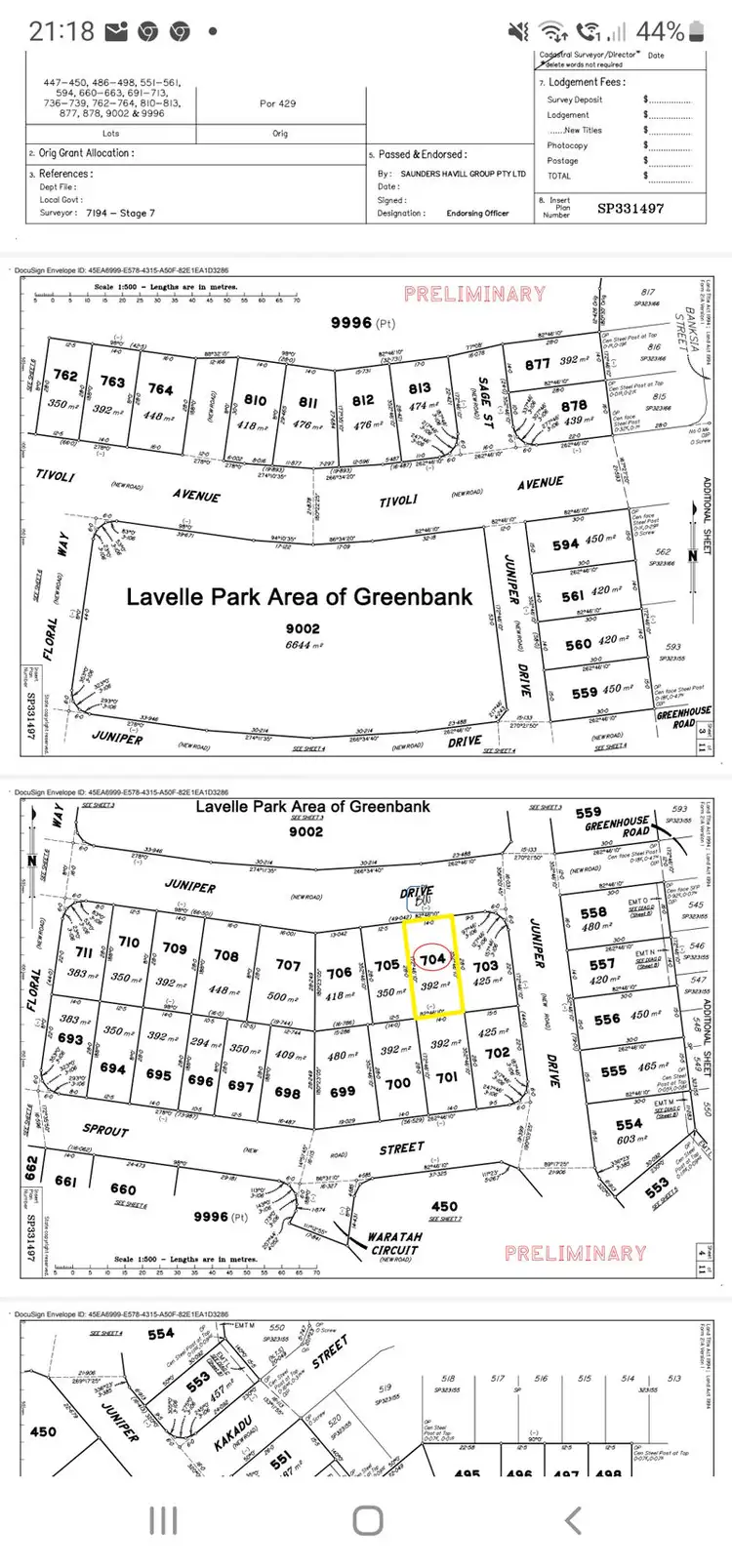 Third view of Homely land listing, Lot 704 Juniper Drive, Greenbank QLD 4124