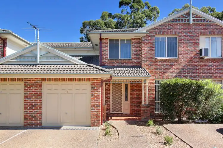Main view of Homely townhouse listing, 12/2 Blend Place, Woodcroft NSW 2767