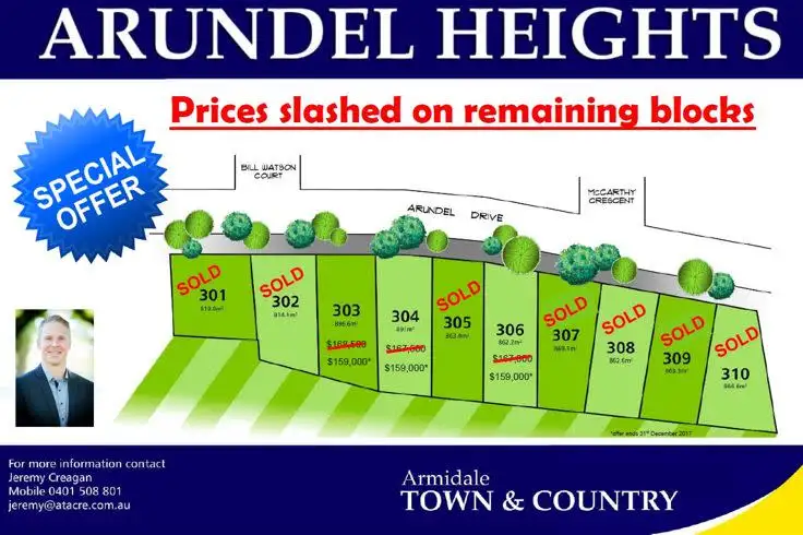 Main view of Homely land listing, Lot 306 Arundel Heights, Armidale NSW 2350