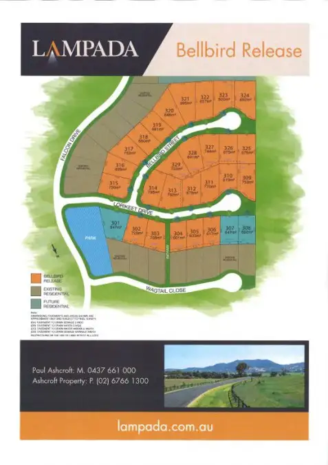 Lot 324 Bellbird Street, Lampada Estate, Tamworth NSW 2340