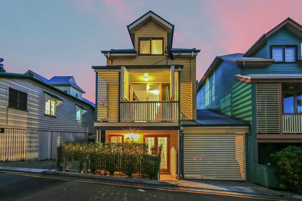 Main view of Homely townhouse listing, 22 Robert Street, Spring Hill QLD 4000