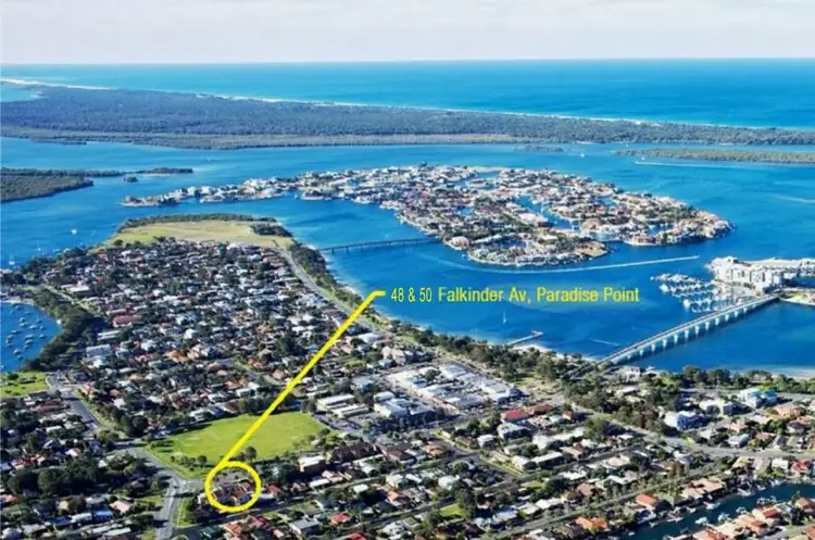 Fourth view of Homely house listing, 48 & 50 Falkinder Avenue, Paradise Point QLD 4216