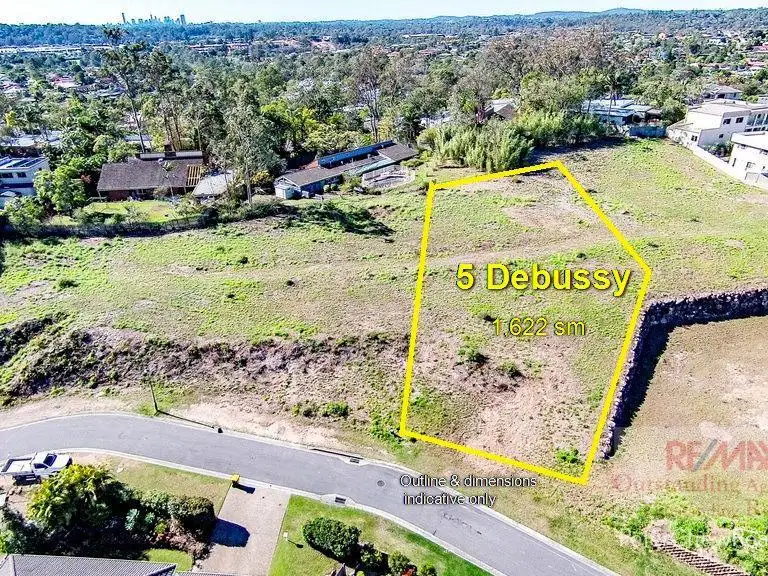 Main view of Homely land listing, 5 Debussy Place, Mount Ommaney QLD 4074