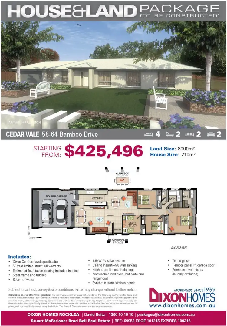 Second view of Homely land listing, 58-64 Bamboo Drive, Cedar Vale QLD 4285