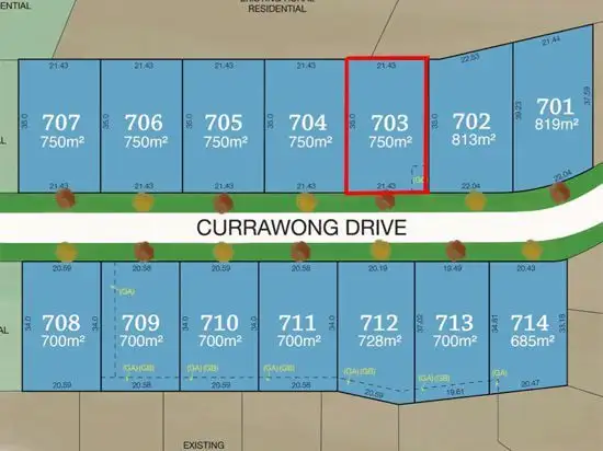 Main view of Homely land listing, Lot 703 Currawong Drive, Tamworth NSW 2340