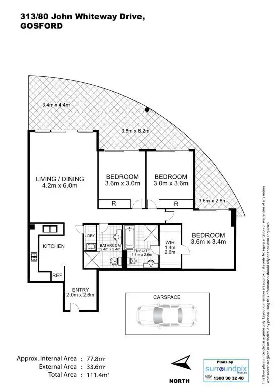 Sixth view of Homely unit listing, 313/80 John Whiteway Drive, Gosford NSW 2250