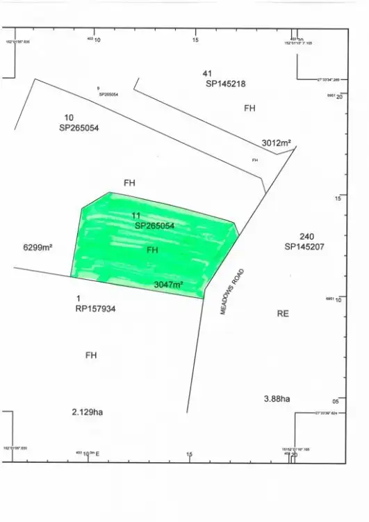 Second view of Homely land listing, Lot 11 Meadows Road, Withcott QLD 4352