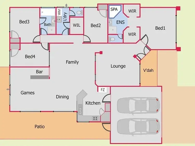 Third view of Homely house listing, 2 Vermont Approach, Hocking WA 6065
