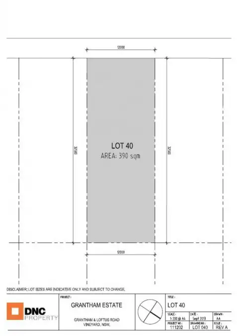 Lot 40 Grantham Estate, Riverstone NSW 2765