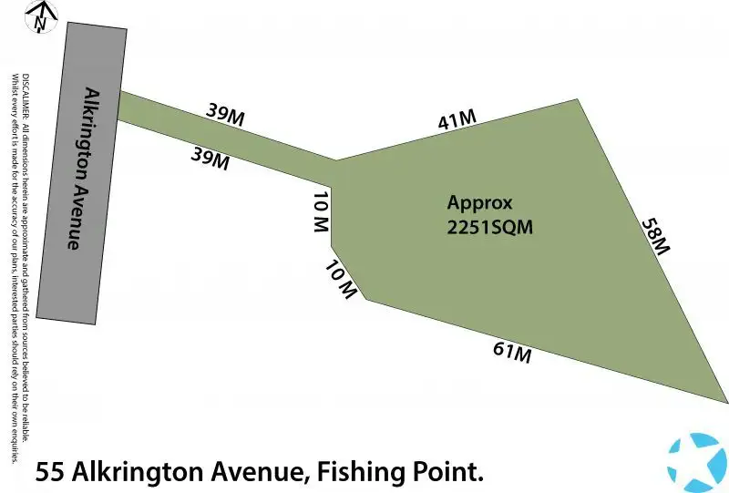 Main view of Homely land listing, 55 Alkrington Ave, Fishing Point NSW 2283
