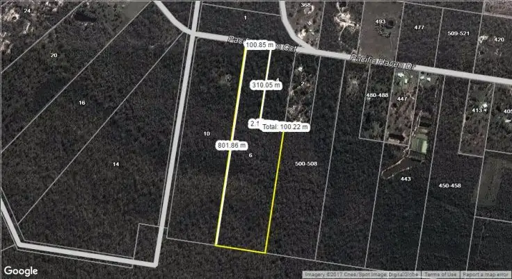 Main view of Homely land listing, 6 Pacific Haven Circuit, Pacific Haven QLD 4659