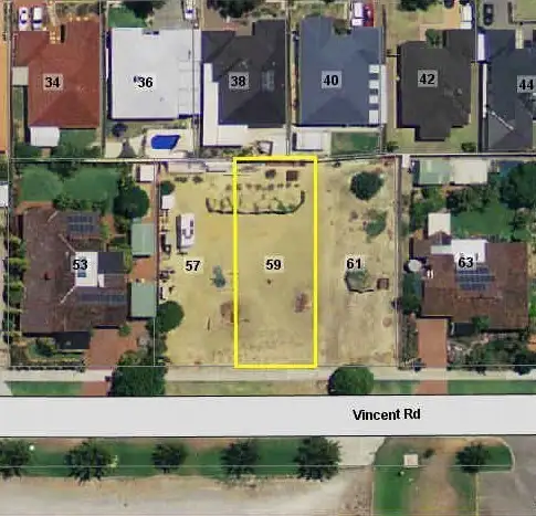 Second view of Homely land listing, 59 Vincent Rd*, Sinagra WA 6065