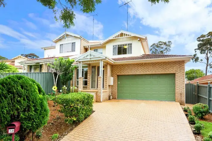 Main view of Homely semi-detached listing, 14 Tennyson Close, Cherrybrook NSW 2126