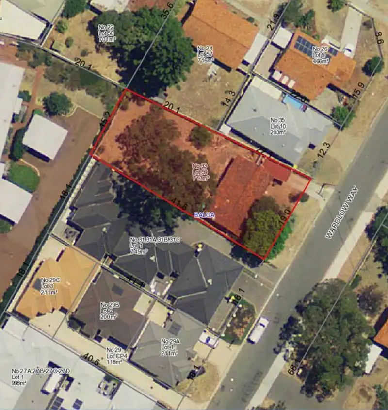 Main view of Homely house listing, 33 Wardlow Way, Balga WA 6061