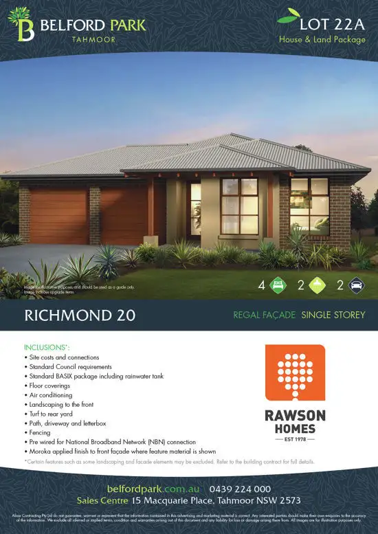 Second view of Homely house listing, Lot 22 Belford Park, Tahmoor NSW 2573