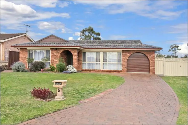 Main view of Homely house listing, 5 Pinto Place, St Clair NSW 2759