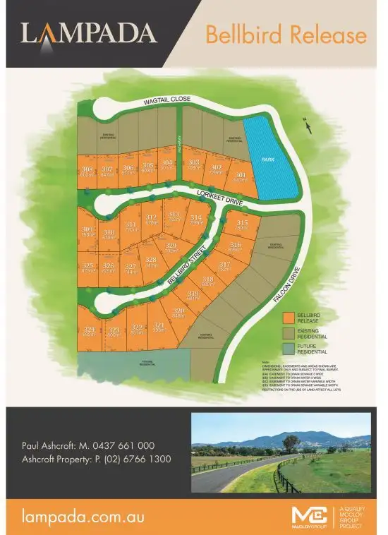 Second view of Homely land listing, 8 Lorikeet Drive, Tamworth NSW 2340