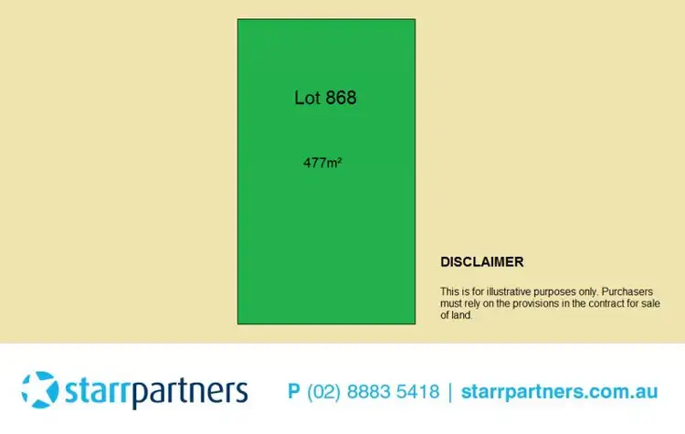 Lot 868 - 133 St Albans Road, Schofields NSW 2762
