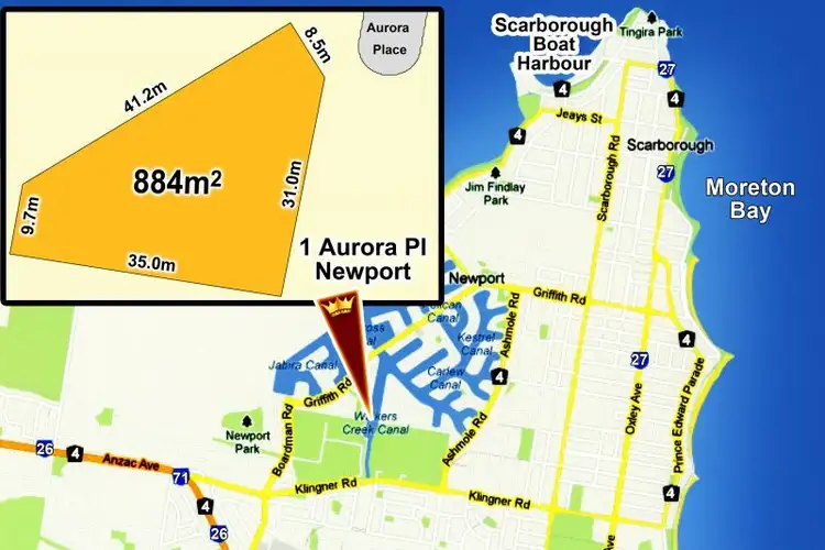Fourth view of Homely land listing, 1 Aurora Place, Newport QLD 4020
